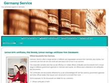 Tablet Screenshot of germany-service.com